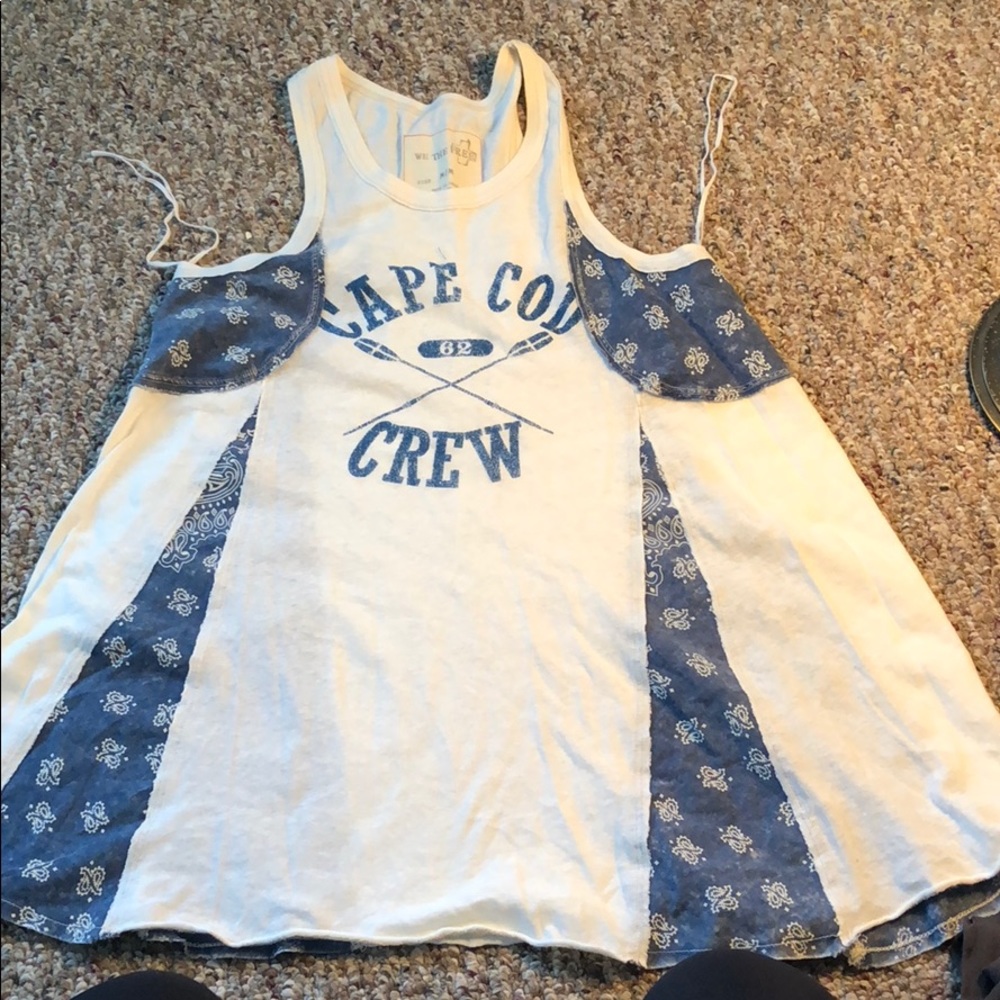 Free people tank top muscle tee medium never worn